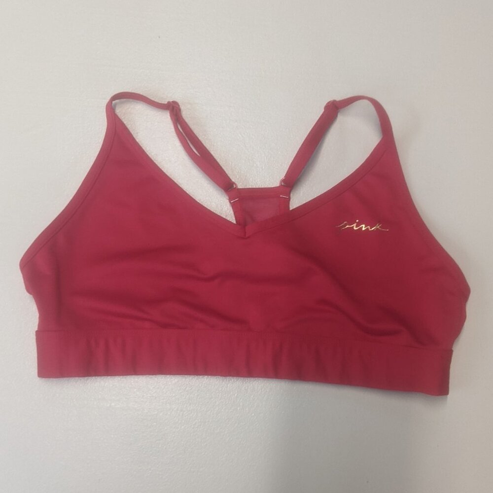 Pink by Victoria's Secret Size *Medium Red Sports Bra